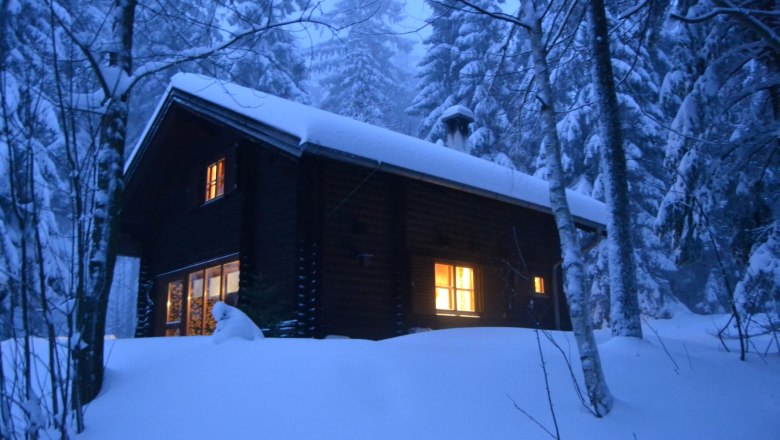 Ferienhaus Hochalm im Winter, © Fam. Heigl Ferienhaus Hochalm im Winter, © Fam. Heigl