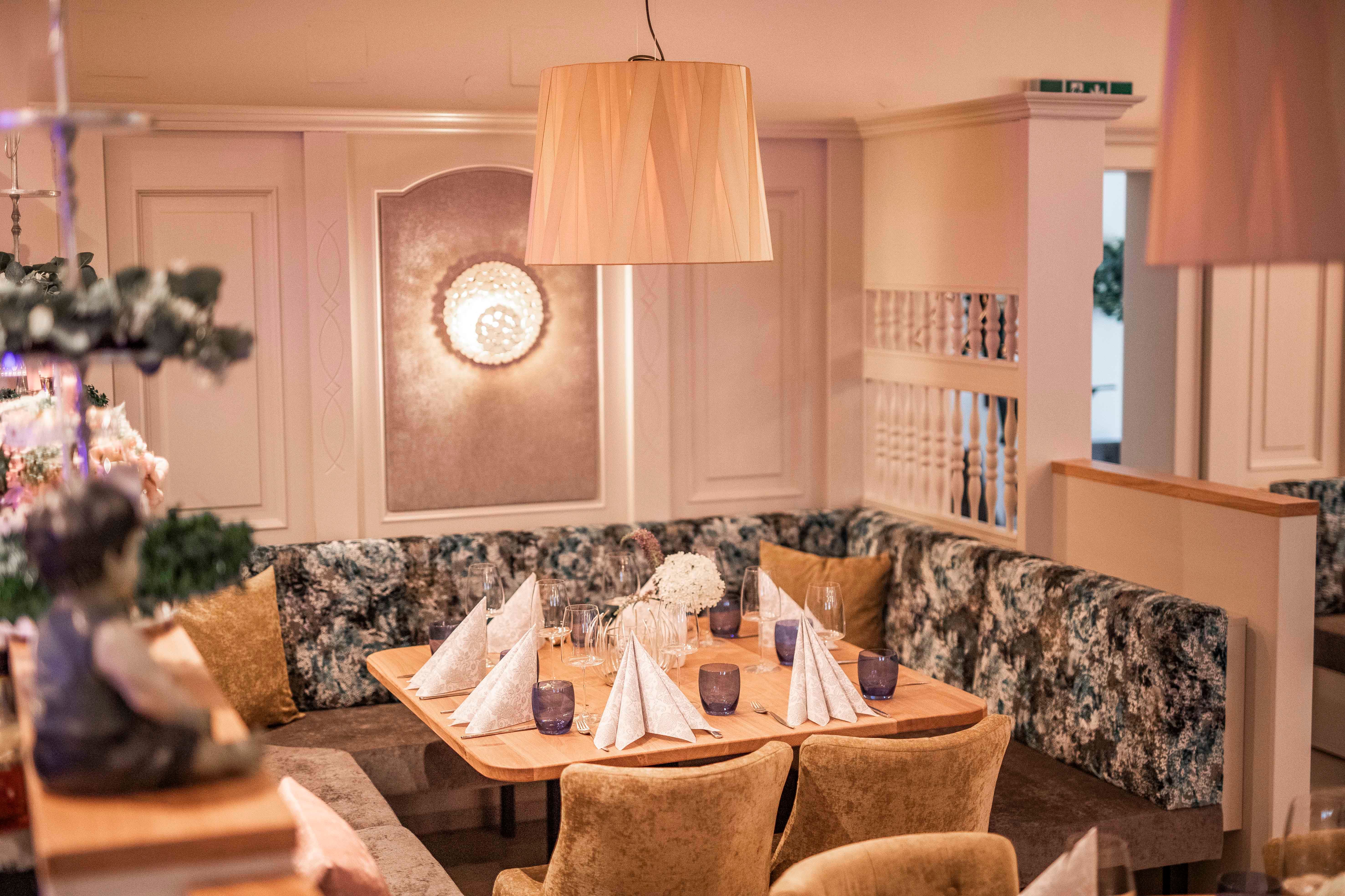 Tischbeispiel im Restaurant DG Lieblingsplatzl