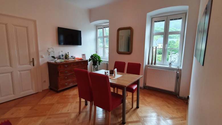 Living and dining area, © Monika Stock