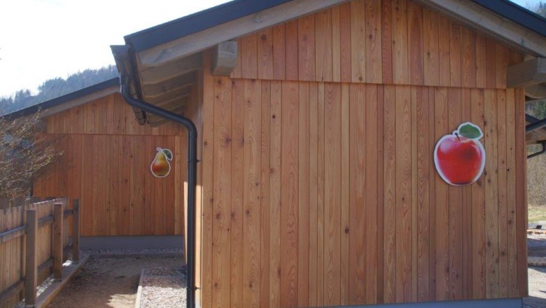 Sleeping hut apple, © Familie Roseneder