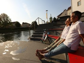 Entspannen an der Stadtmole, &copy; schwarz-koenig.at