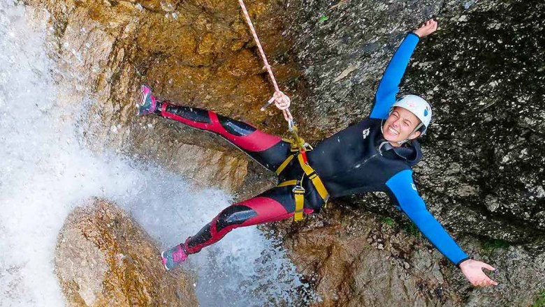 Canyoning, &copy; Klaus Hausl