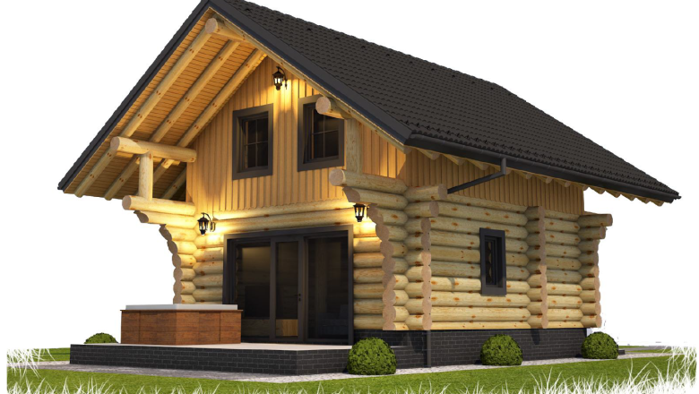 Entwurf der neuen Wildpark Lodge, &copy; Wildpark Hochrie&szlig;