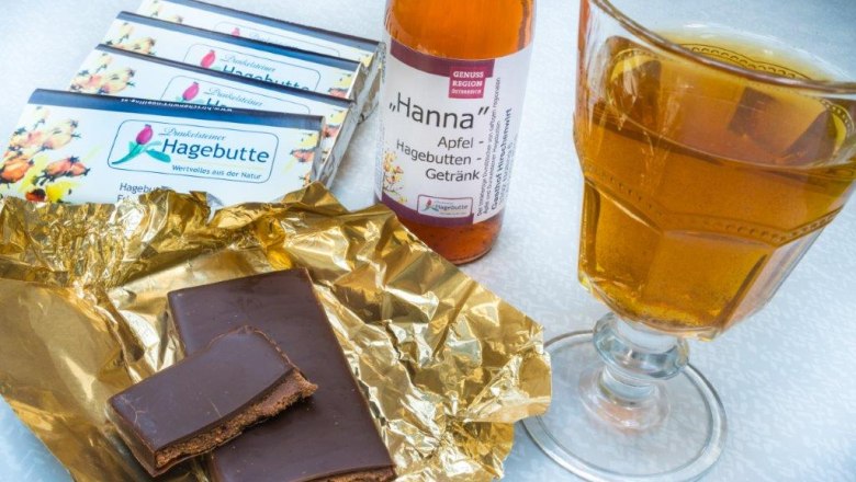 Hagebuttenprodukte f&uuml;r Naschkatzen, &copy; Lichtkrokobustiger