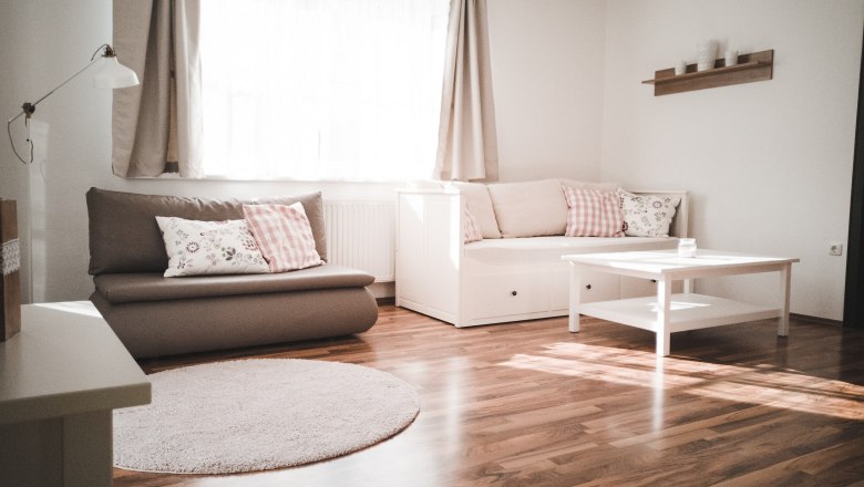 Wohnzimmer des Ferienhauses Weitental, &copy; Gerald Demolsky