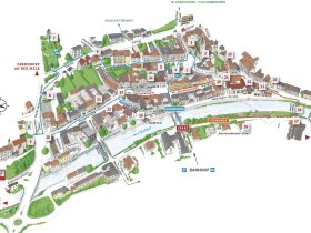 Stadtplan zur Altstadtrunde, &copy; Schubert & Franzke