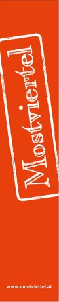 Mostviertel Fahne orange, &copy; Mostviertel Tourismus