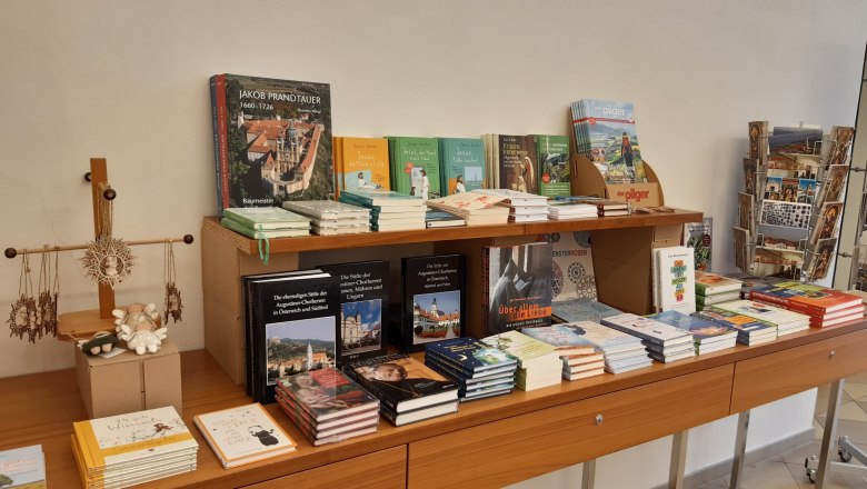 Selection of books in the monastery store at Herzogenburg Abbey, &copy; Stift Herzogenburg