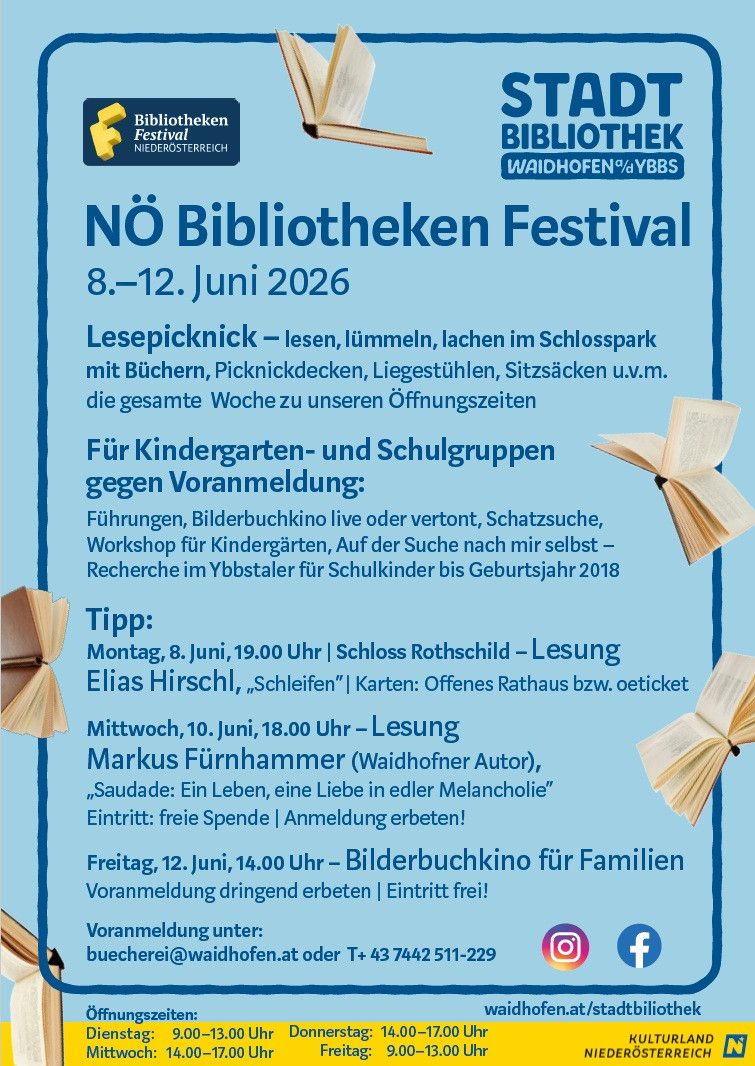 NÖ Bibliothekenfestival in Waidhofen/Ybbs