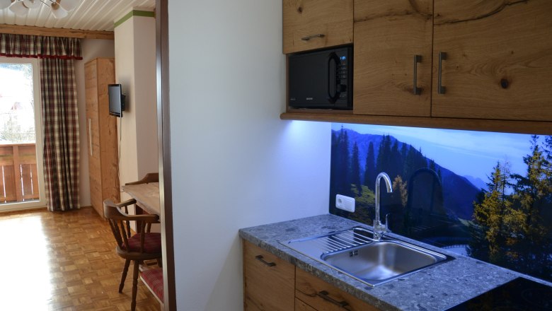 K&uuml;che und Wohnzimmer, &copy; Karin Redlsteiner