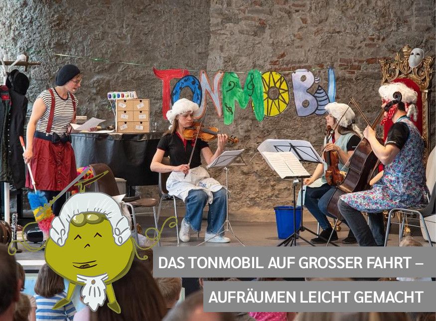 Das Tonmobil auf großer Fahrt - Aufräumen leicht gemacht