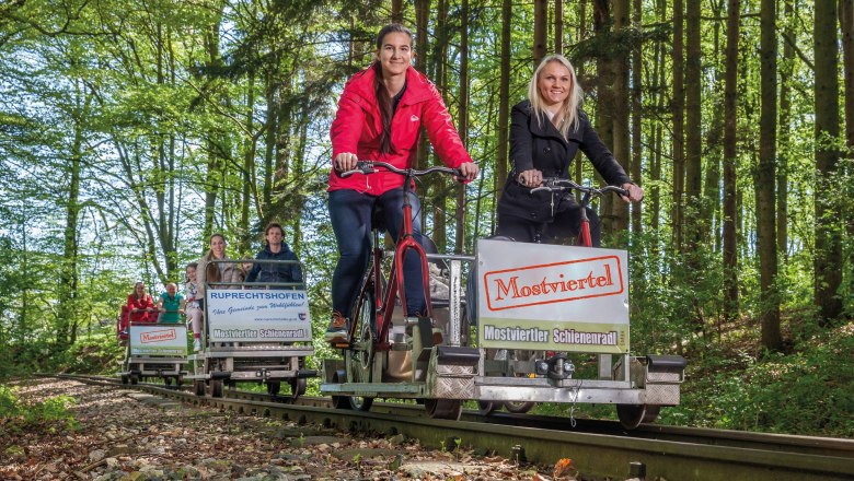 Rail wheel, © Mostviertler Schienenradl