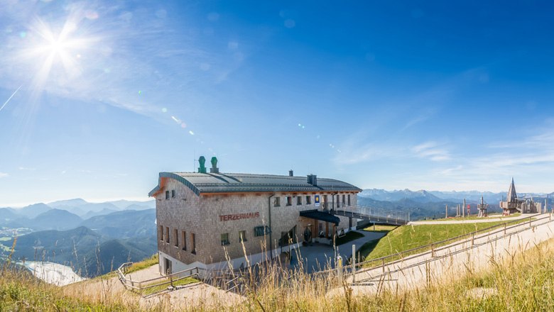 Am Gipfel der Gemeindealpe: Das Terzerhaus, © Lindmoser