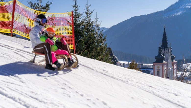 Tobogganing on the B&uuml;rgeralpe, &copy; Mariazeller B&uuml;rgeralpe/Rudy Dellinger