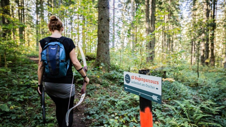 The two course routes are well signposted, © Ludwig Fahrnberger