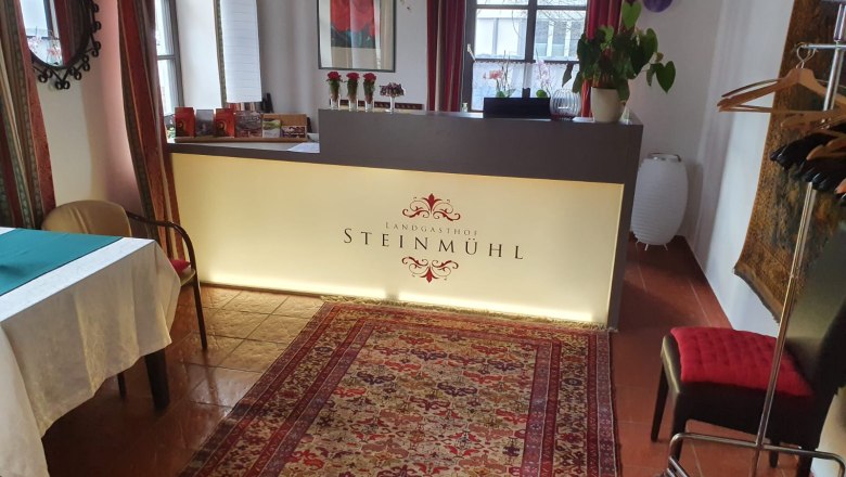 Landgasthof Steinm&uuml;hl - Reception, &copy; Hofbauer