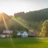 Courtyard view from the edge of the forest, © Einkehrhof Poggau