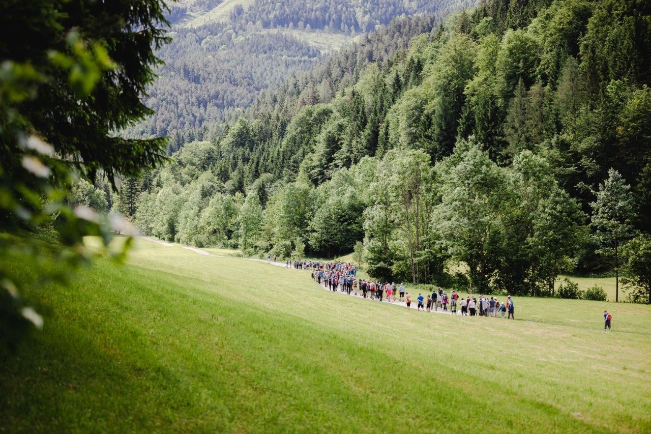Gemeinsame Wanderung von Konzert zu Konzert