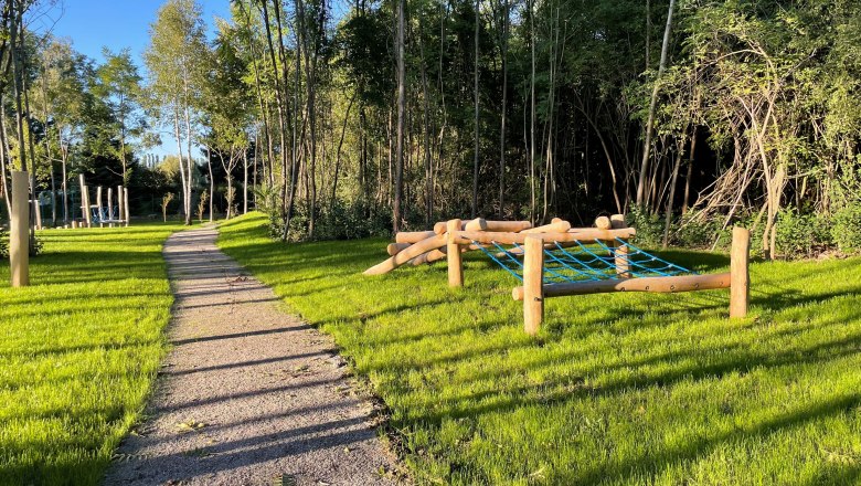 Movement park_climbing station for balance exercises (c) Daniela Trauninger, &copy; Daniela Trauninger