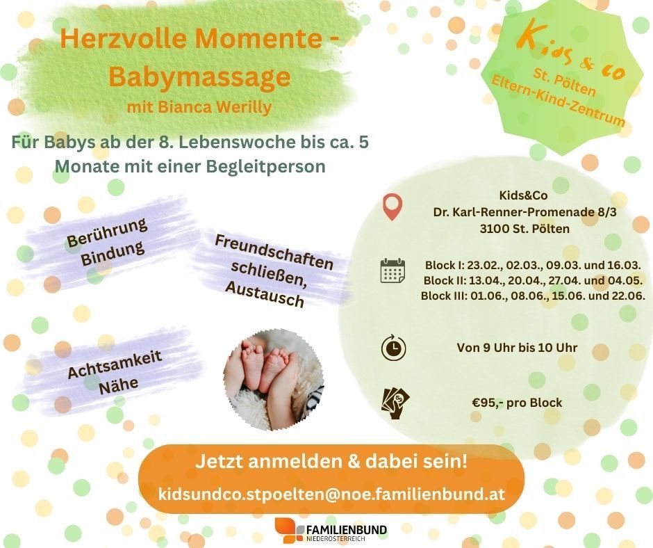 Babymassage - Herzvolle Momente