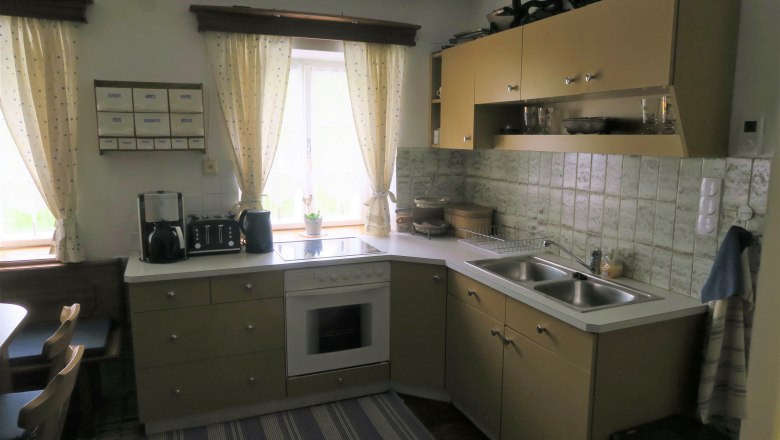Kitchen in the Dörrmühle vacation home, © Umgeher