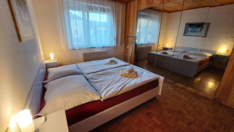 Appartement Lindwurm Schlafzimmer, © Gerald Eigelsreiter