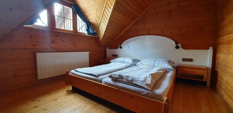 Schlafzimmer Doppelbett, © Heidi Lengauer