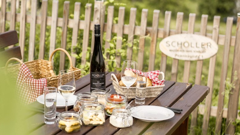 Picknick im Weingarten