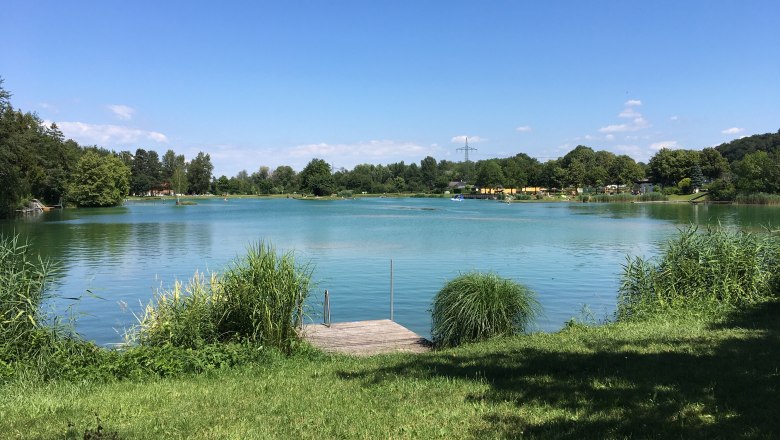 Ausee 1 bathing jetty on the western shore, © Marktgemeinde Blindenmarkt