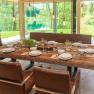 Dining area with lake view, © Ferienhaus am See