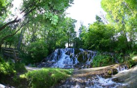 Large veil waterfall, &copy; Marktgemeinde Hohenberg