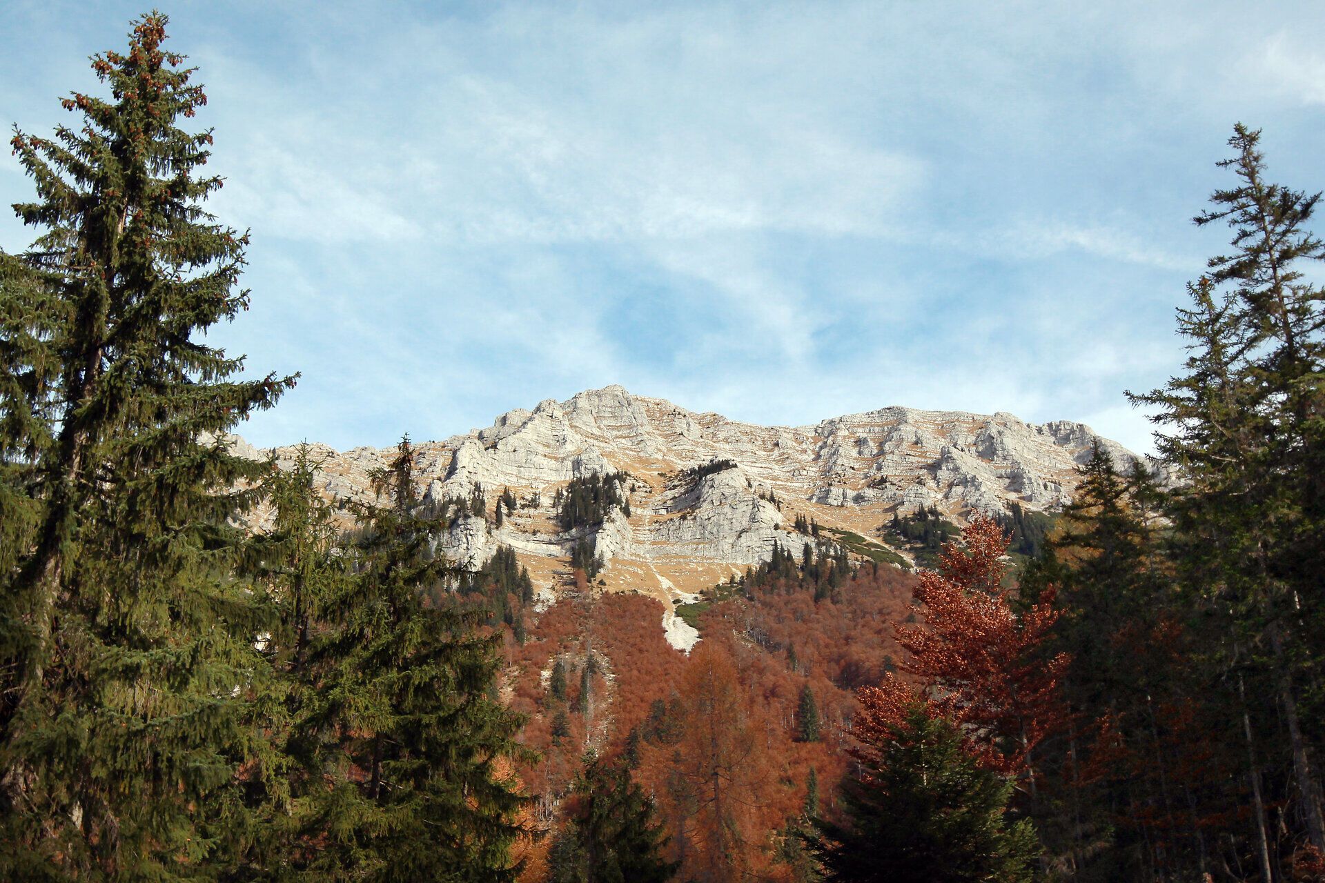 Die majestätischen Felsen erheben sich stolz über die bunten Wälder, die im warmen Licht des Spätsommers erstrahlen. Ein sanfter Wind trägt den Duft von frischem Moos und Tannennadeln durch die Luft, während die Natur in ihrer vollen Pracht erblüht. Hier, in dieser unberührten Wildnis, findet jeder Wanderer einen Ort der Ruhe und Inspiration.