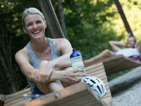 Odpoč&iacute;vadlo na Cyklostezce Ybbstalradweg, &copy; Mostviertel