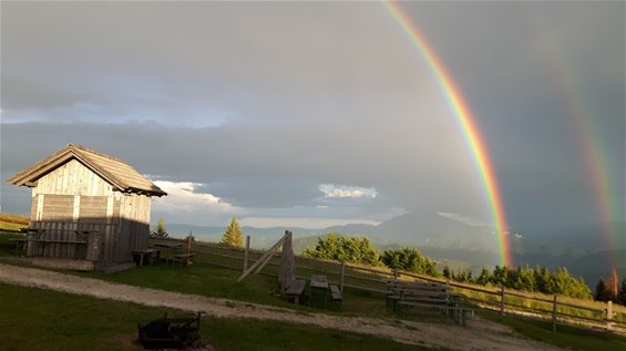 reisalpe-regenbogen, © Helga Zöchling/Reisalpe