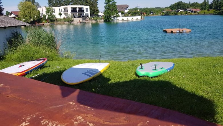 Meli's Bistro StandUp-Paddling at the Ausee 3, © Marktgemeinde Blindenmarkt