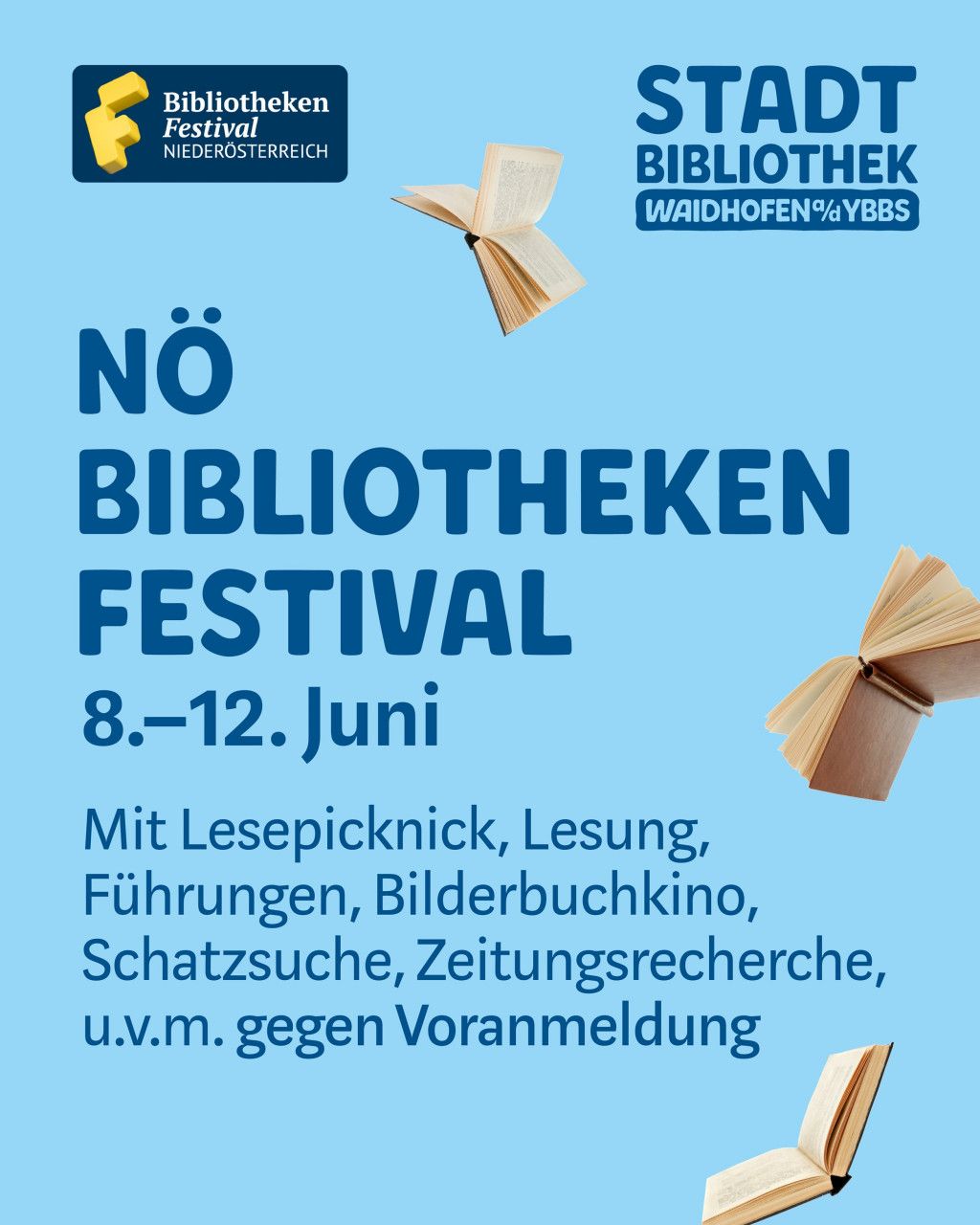 NÖ Bibliotheken Festival in Waidhofen/Ybbs