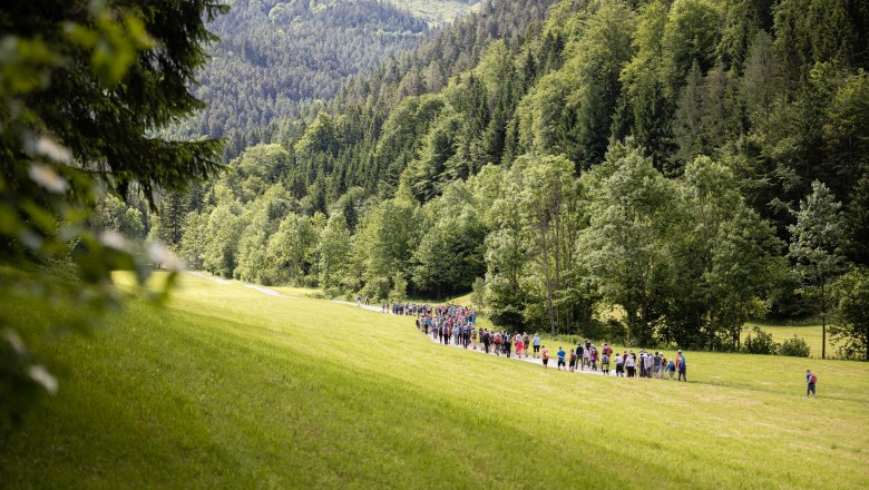 Gemeinsam zum Konzert wandern, © Fred Lindmoser
