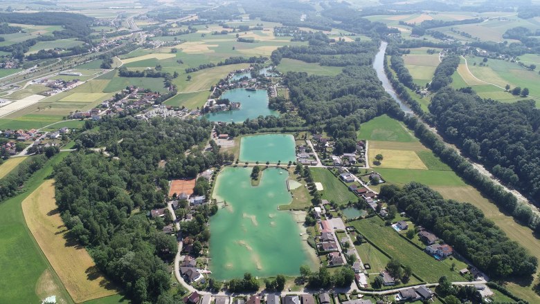 Aerial view of Auseen Blindenmarkt, © Marktgemeinde Blindenmarkt