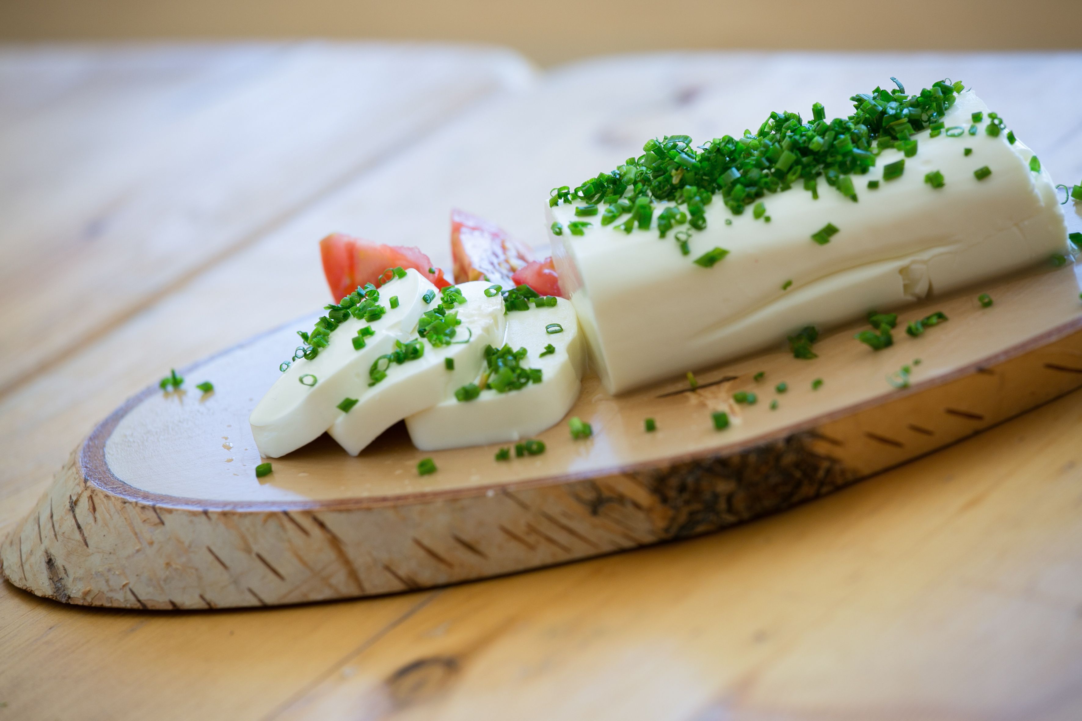 Am besten mit frischem Schnittlauch: Mostviertler Schafkäse