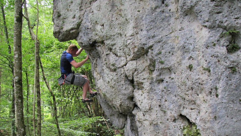 Climbing rocks in Opponitz, &copy; Ybbstal Climbing