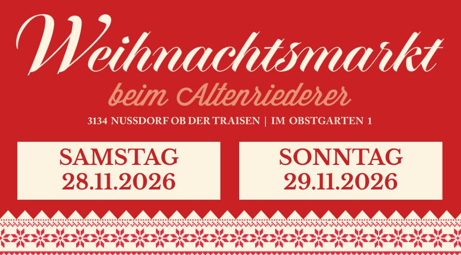 Banner Weihnachtsmarkt