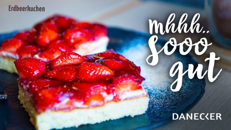 Erdbeerkuchen, B&auml;ckerei Danecker, &copy; Hannes Bittner