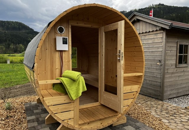 Barrel sauna, © Familie Roseneder