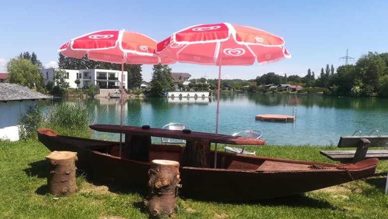 Meli's Bistro Seating on the lakeshore Ausee 3, © Marktgemeinde Blindenmarkt