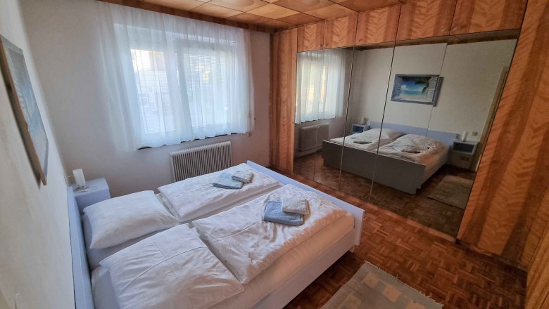 Appartement Lindwurm Schlafzimmer, © Gerald Eigelsreiter