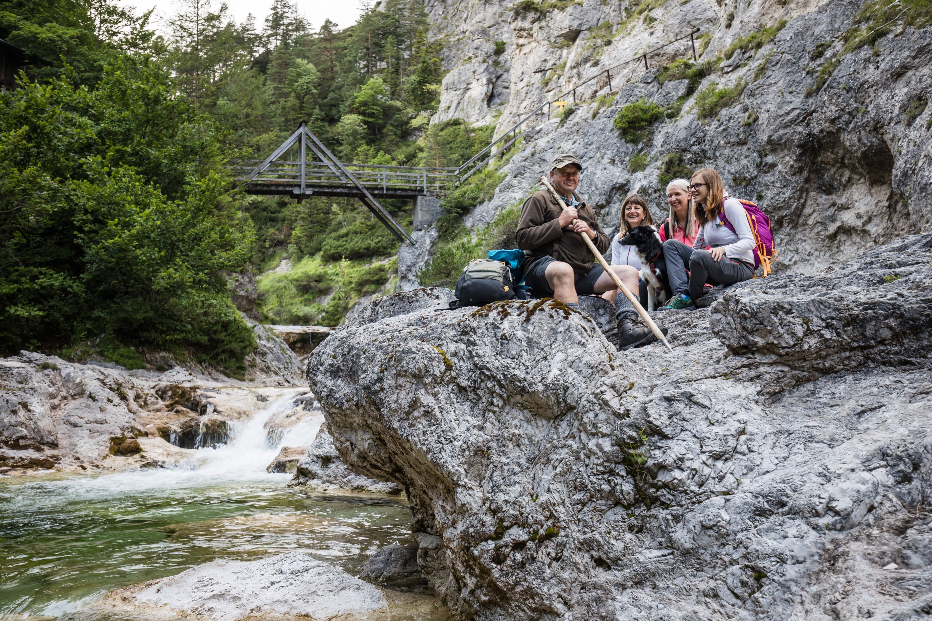Unterwegs in den Schluchten des Naturparks Ötscher-Tormäuer