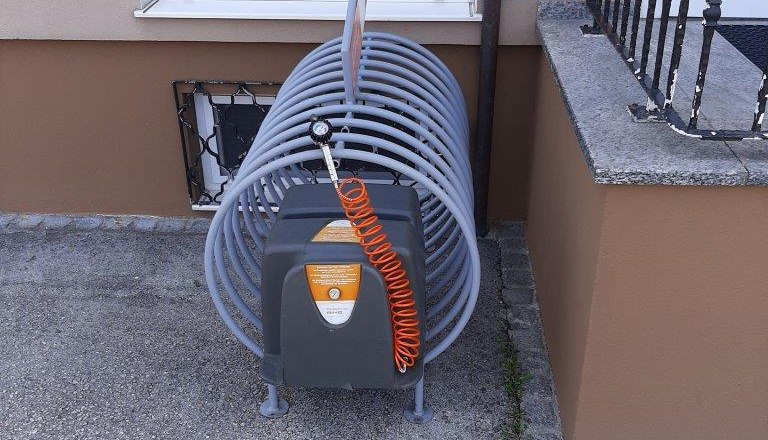 Bike air filling station, © Bäckerei Feldhofer