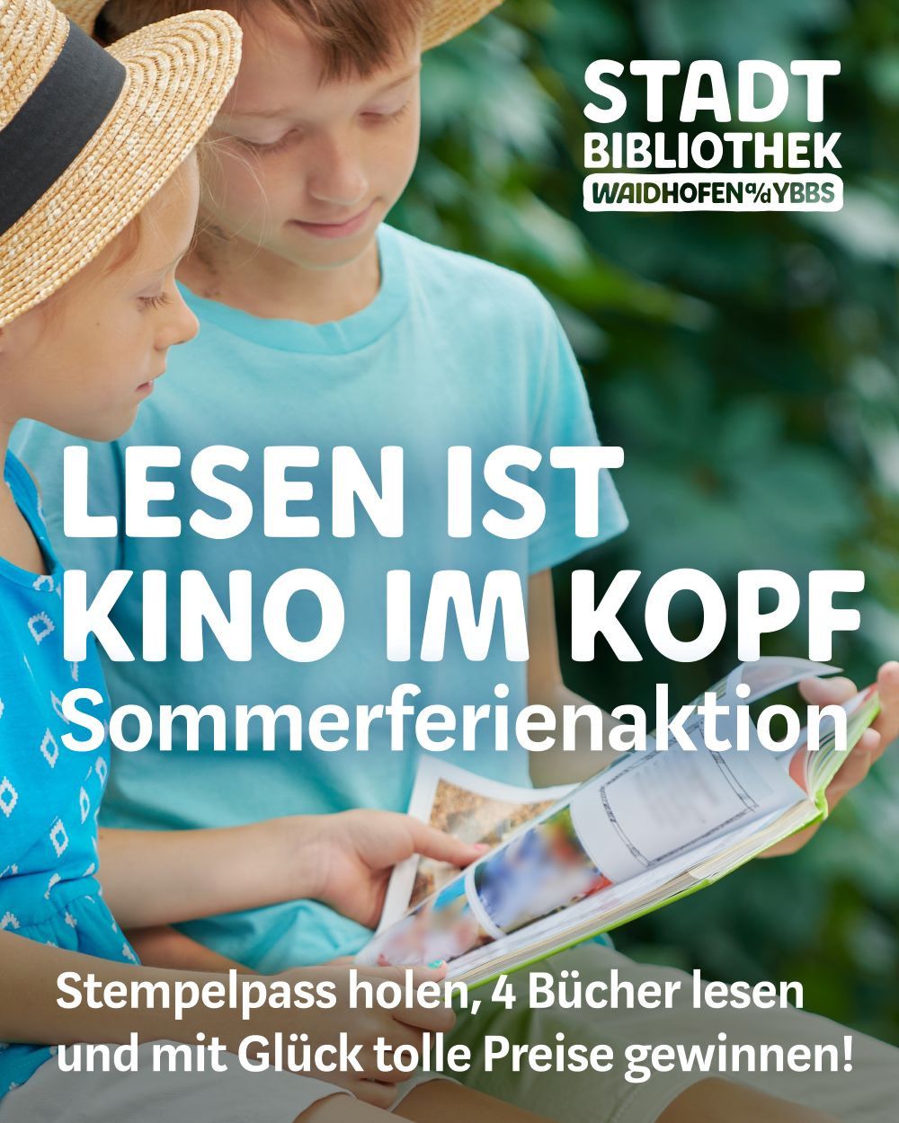 Ferienaktion "Lesen ist Kino im Kopf"