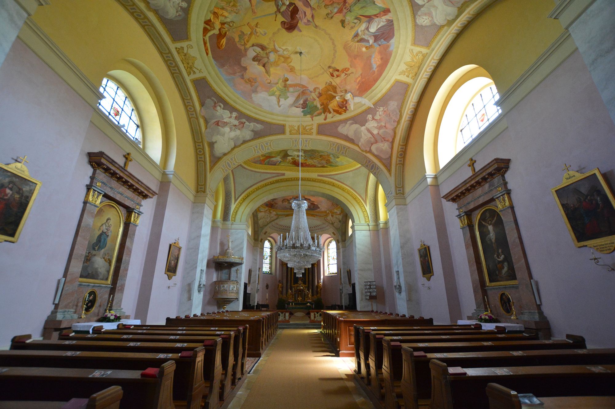 Pfarrkirche Reidling Innenansicht © Peter Bors