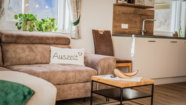 Green vacation apartment - living area, &copy; Ludwig Fahrnberger